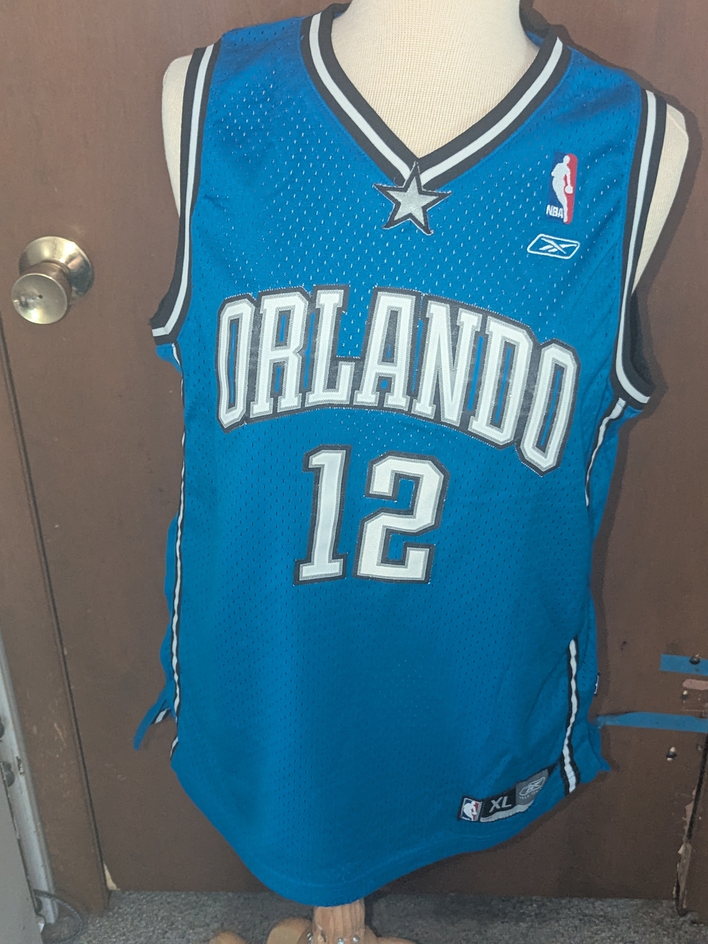 Reebok Orlando Blue Basketball Jersey #12